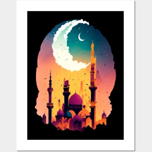 Mystical Mosque Posters and Art